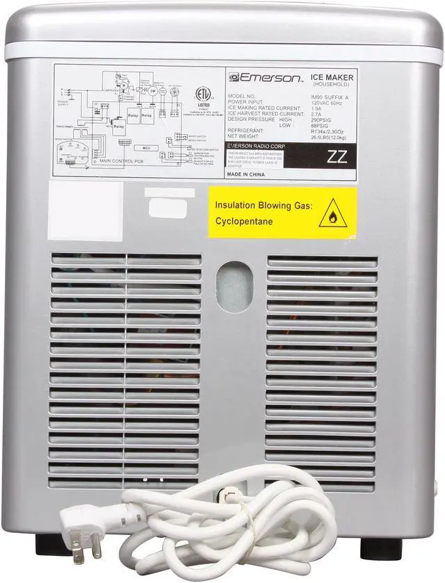 Alt view image 4 of 7 - EMERSON IM90A Portable Ice Maker