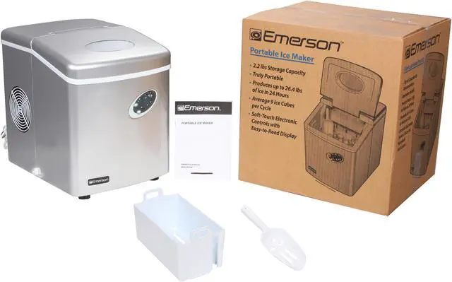 Alt view image 7 of 7 - EMERSON IM90A Portable Ice Maker