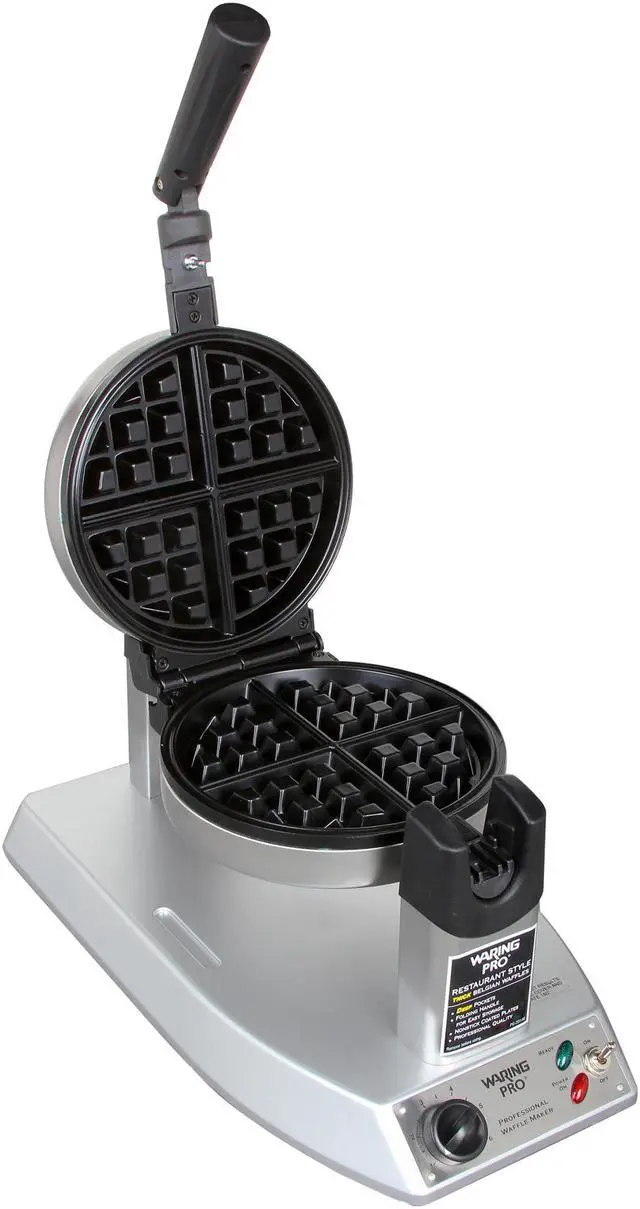 Alt view image 5 of 8 - Waring Pro WMK300A Brushed Stainless Professional Belgian Waffle Maker