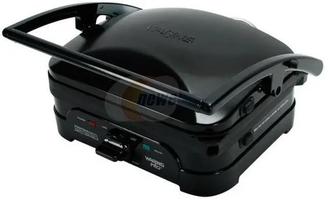 Alt view image 2 of 6 - Waring Pro Professional Indoor Grill and Griddle w/ Removable Plates - Black