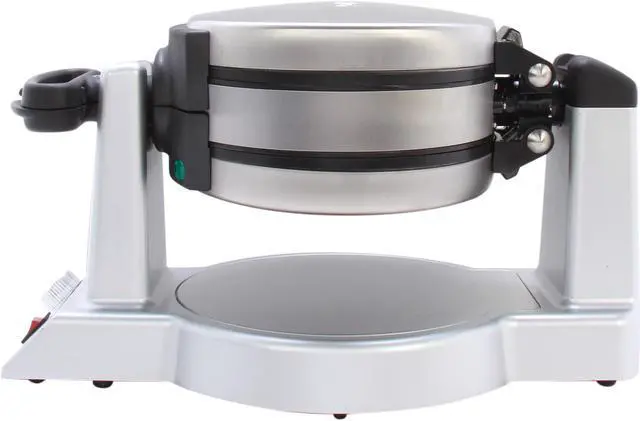 Alt view image 3 of 7 - Waring Pro WMK600 Stainless Steel Double Belgian-Waffle Maker
