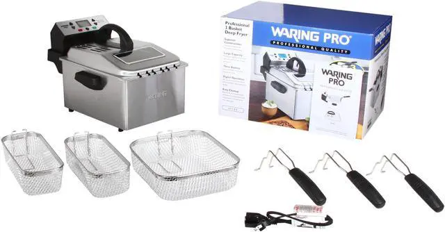 Alt view image 9 of 9 - Waring Pro DF280 3 Basket Professional Deep Fryer