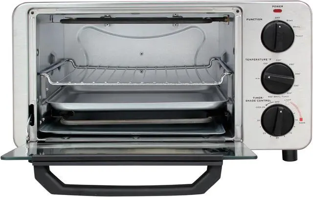 Alt view image 2 of 6 - Waring Pro WTO450 Black and Stainless Steel Professional Toaster Oven