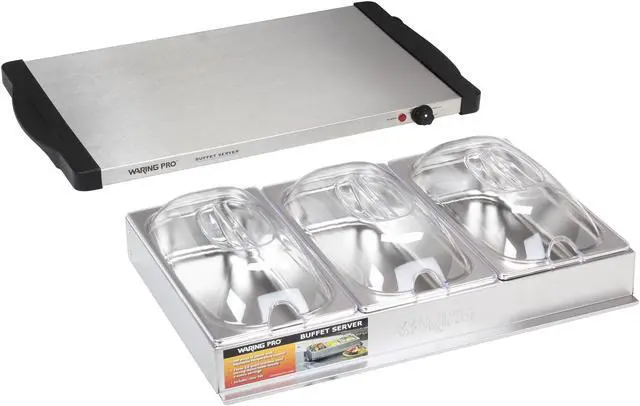 Alt view image 6 of 7 - Waring Pro BFS50B 400-Watt Professional Buffet Server and Warming Tray