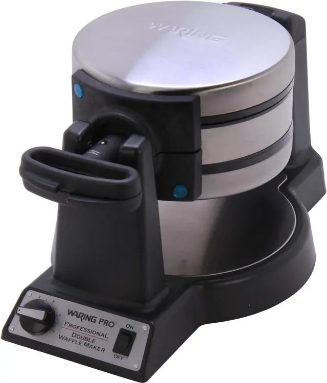 Alt view image 5 of 11 - Waring Pro WWM1200PC Stainless Steel Double Belgian Waffle Maker