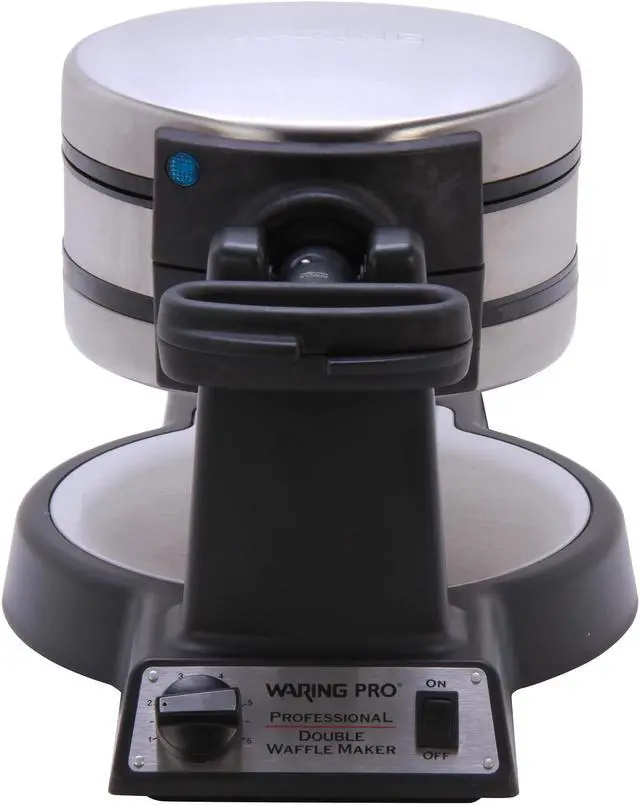 Alt view image 6 of 11 - Waring Pro WWM1200PC Stainless Steel Double Belgian Waffle Maker