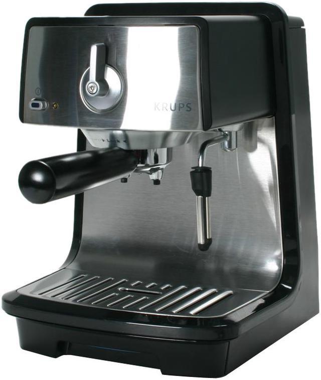  KRUPS XP5220 Pump Espresso Machine with KRUPS Precise Tamp  Technology and Stainless Steel Control Panel, Black: Semi Automatic Pump Espresso  Machines: Home & Kitchen