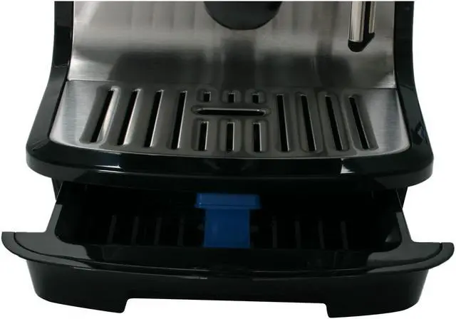 Alt view image 4 of 11 - Krups XP4030 Pump Espresso Machine Black with Stainless Steel