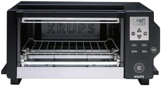 Advanced Liquidators :: Krups Toaster Oven in Chrome and Black