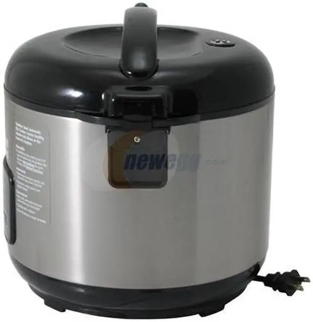 Alt view image 4 of 14 - KRUPS FDH212-76 Black/Stainless Steel 10-Cup Automatic Rice Cooker