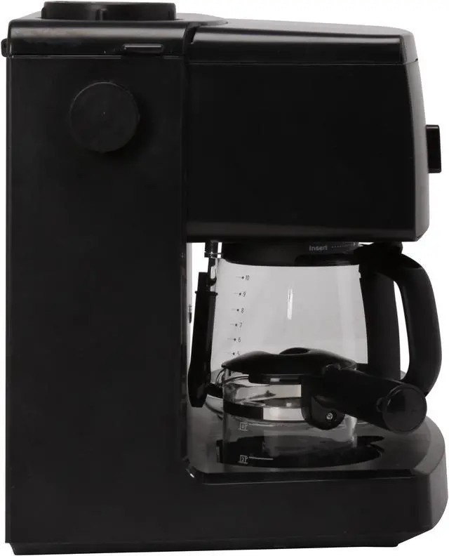 Alt view image 5 of 10 - KRUPS XP1500 Combination Coffee & Espresso Machine Black