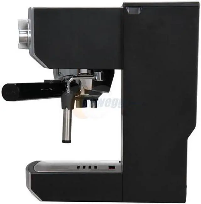 Alt view image 2 of 5 - KRUPS XP5220 Precise Tamp Espresso Machine Silver/Black