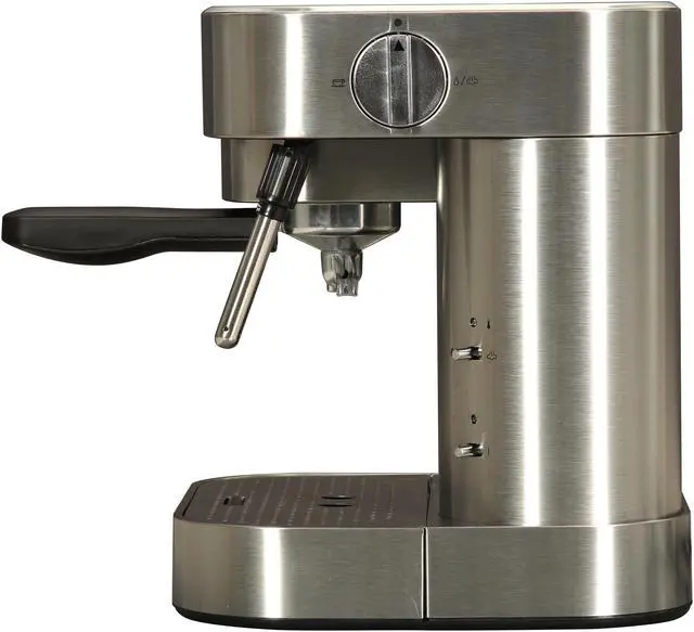 Alt view image 4 of 6 - KRUPS XP601050 Mechanical Pump Espresso Silver