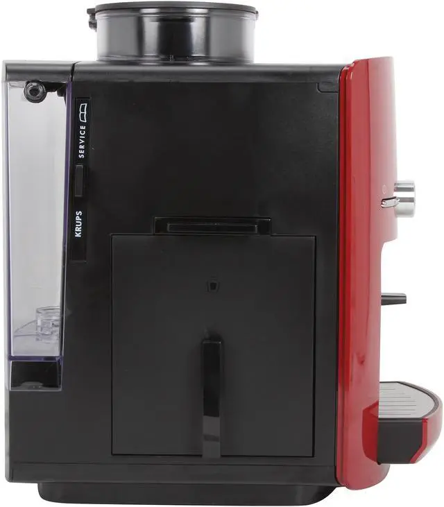 Alt view image 3 of 8 - KRUPS EA8255J4 Espresseria Full Automatic Espresso Machine Red