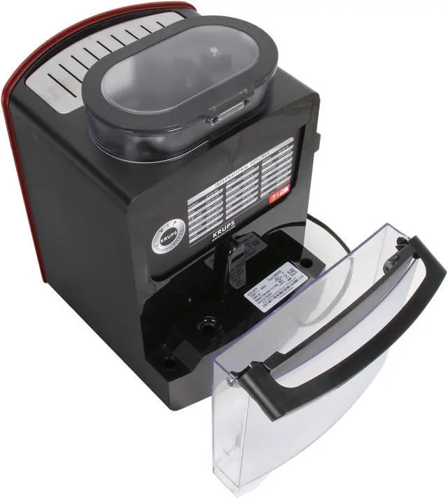 Alt view image 7 of 8 - KRUPS EA8255J4 Espresseria Full Automatic Espresso Machine Red