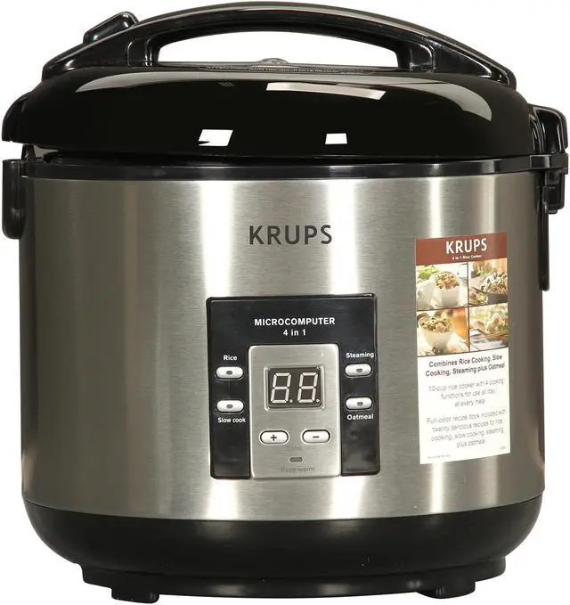 Alt view image 2 of 7 - KRUPS RK701150 Silver Rice Cooker