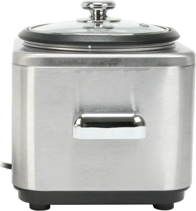 Alt view image 4 of 9 - Cuisinart 4-Cup Stainless Steel Rice Cooker CRC-400