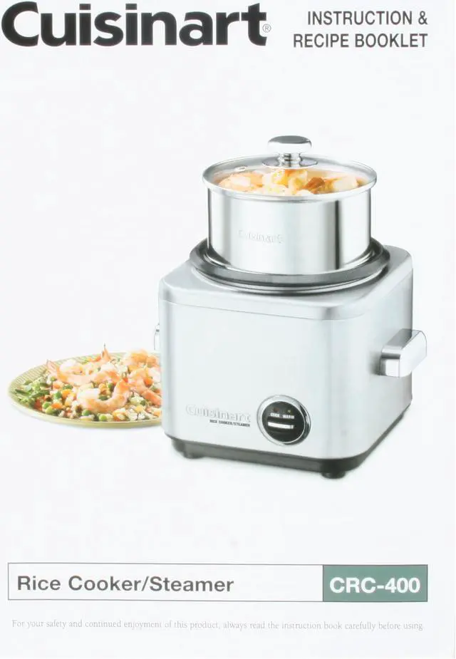 Alt view image 8 of 9 - Cuisinart 4-Cup Stainless Steel Rice Cooker CRC-400