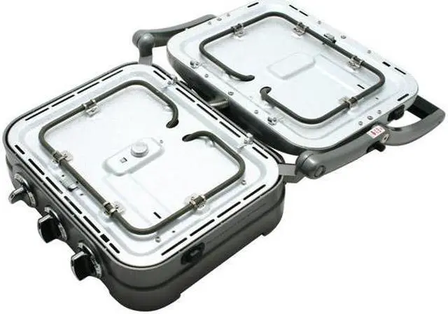 Alt view image 9 of 12 - Cuisinart GR-4N 5-in-1 Griddler, Silver, Black Dials