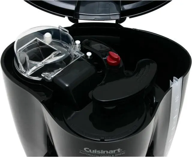 Alt view image 6 of 10 - Cuisinart DGB-300BK Black Grind and Brew 10-Cup Automatic Coffeemaker