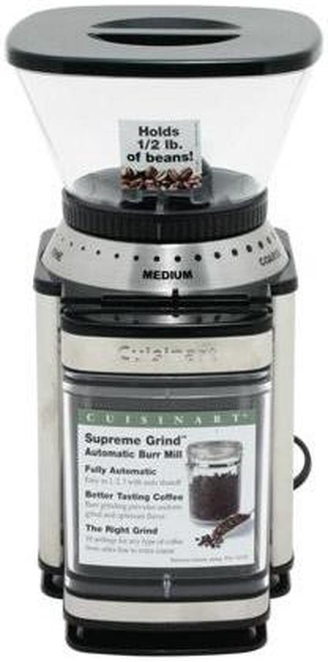 Cuisinart Supreme Grind Automatic Burr Mill Coffee Grinder 1/2