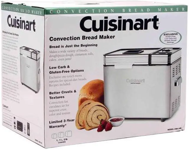 Alt view image 13 of 13 - Cuisinart CBK-200 2-Pound Convection Automatic Breadmaker