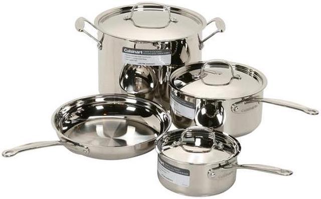 7-Piece Chef's Classic Stainless Cookware Set - Cuisinart