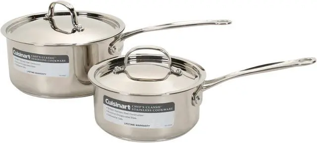 Alt view image 4 of 8 - Cuisinart 7-Piece Chef's Classic Cookware Set
