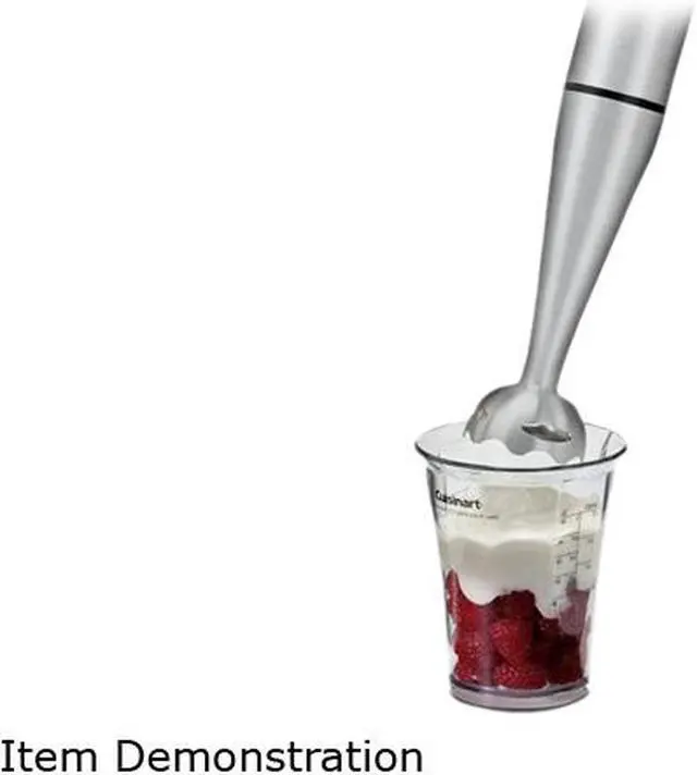 Alt view image 9 of 11 - Cuisinart CSB-77 Stainless Steel Smart Stick Hand Blender with Whisk and Chopper Attachments