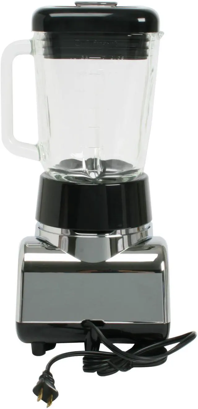 Alt view image 4 of 7 - Cuisinart SPB-10CH PowerBlend 600-Watt 56-Ounce Blender, Chrome and Black