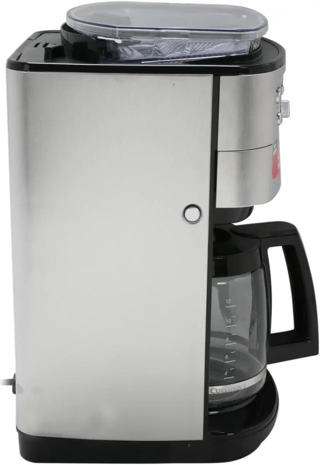 Alt view image 3 of 7 - Cuisinart DGB-700BC Chrome Grind & Brew 12-Cup Automatic Coffeemaker
