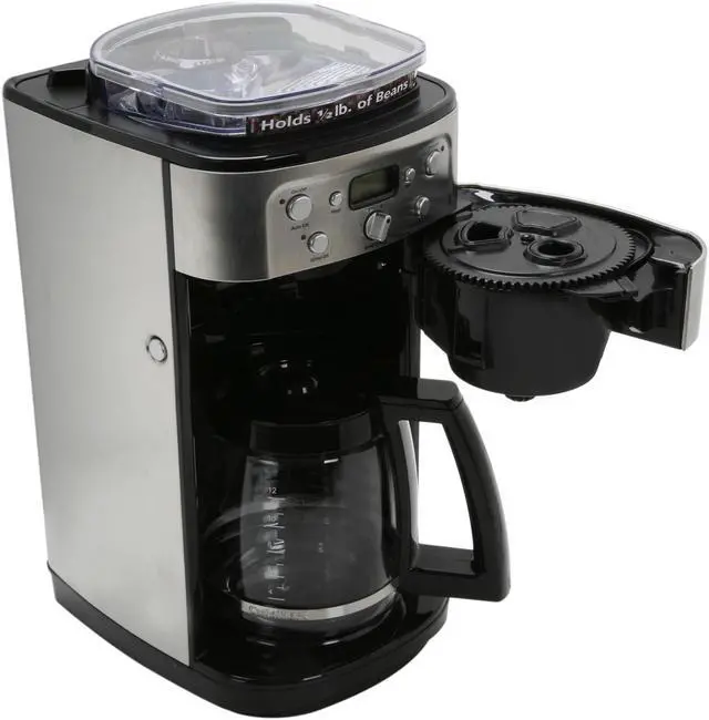 Alt view image 5 of 7 - Cuisinart DGB-700BC Chrome Grind & Brew 12-Cup Automatic Coffeemaker