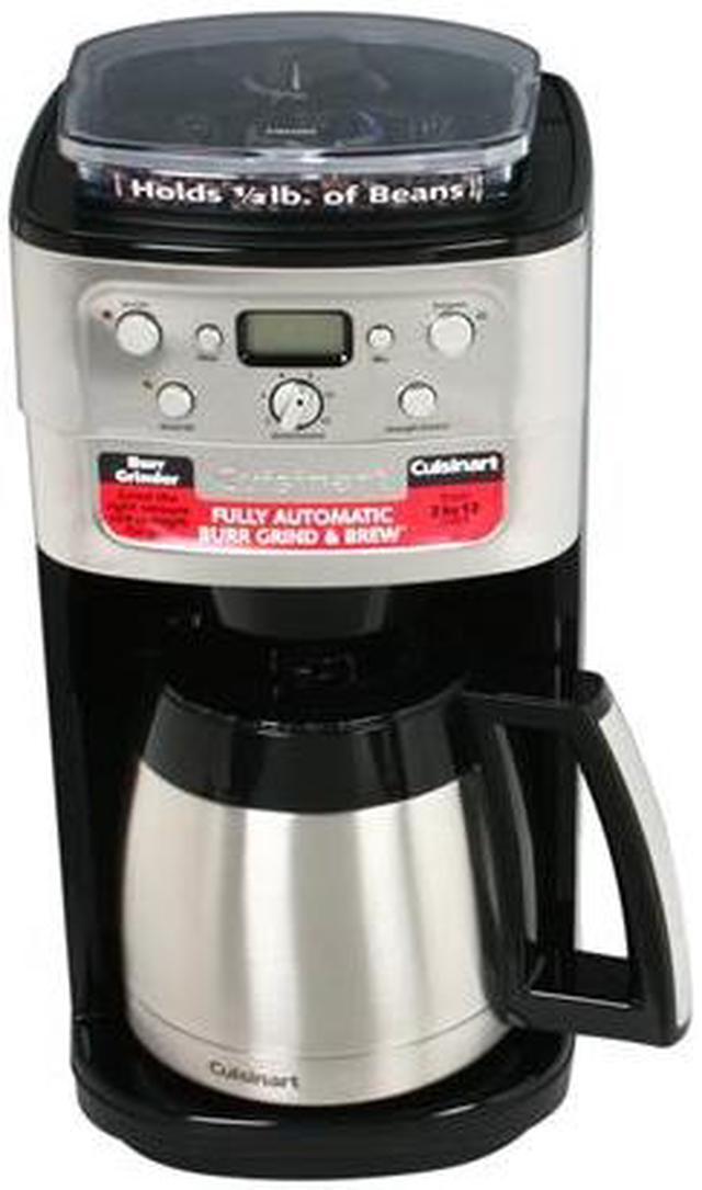 Cuisinart Grind and Brew 12-Cup Black and Chrome Residential Drip