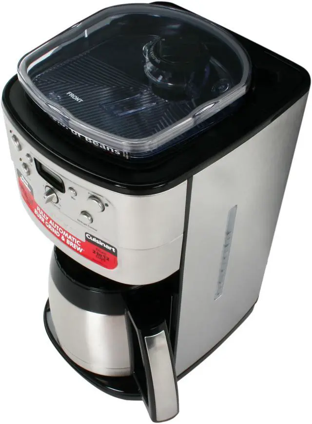 Alt view image 5 of 6 - Cuisinart DGB-900BC Chrome Grind & Brew Thermal 12-Cup Automatic Coffeemaker