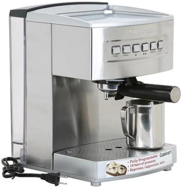 Alt view image 7 of 19 - Cuisinart Programmable Espresso Maker, Stainless Steel EM-200