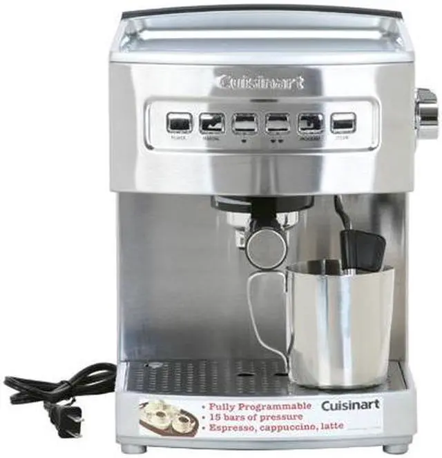 Alt view image 8 of 19 - Cuisinart Programmable Espresso Maker, Stainless Steel EM-200