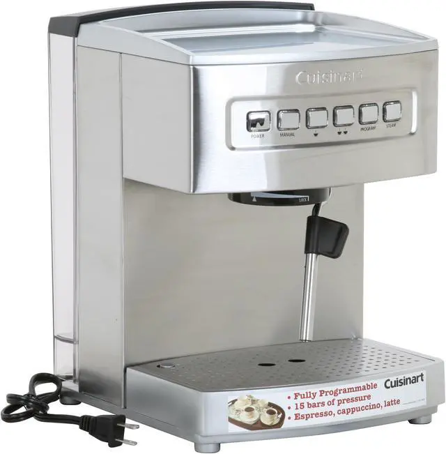 Alt view image 14 of 19 - Cuisinart Programmable Espresso Maker, Stainless Steel EM-200