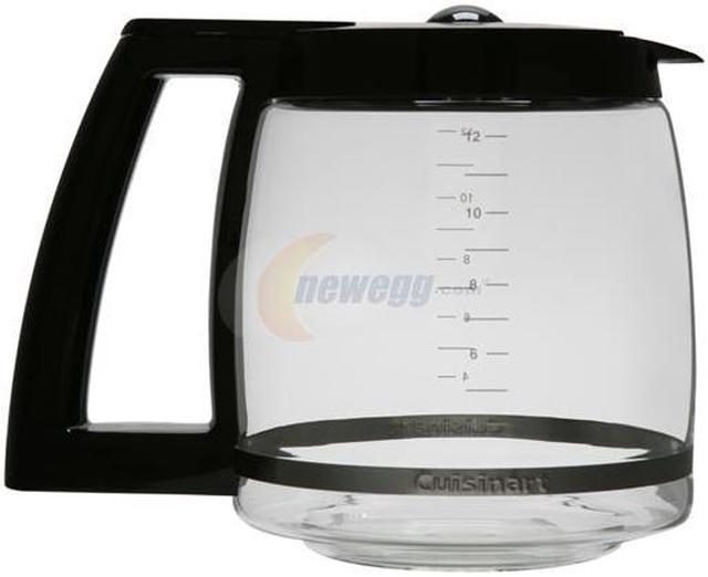 12 Cup Replacement Carafe - Glass - Black