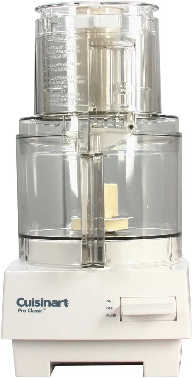 Alt view image 2 of 6 - Cuisinart DLC-10S White 7-Cup Pro Classic Food Processor