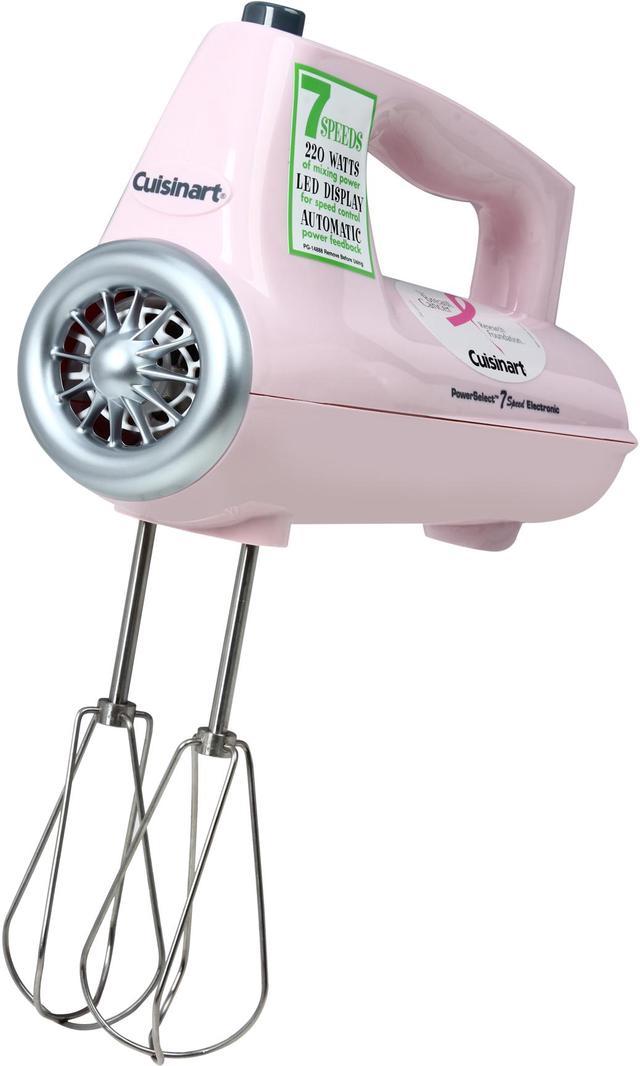 Cuisinart HM-50PCH Pink Champange 5-speed Power Advantage Hand Mixer - Bed  Bath & Beyond - 8272659
