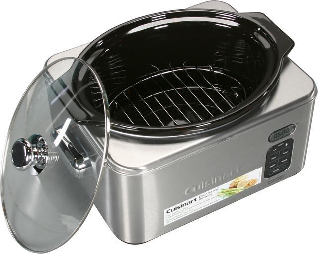 Alt view image 5 of 7 - Cuisinart PSC-650 Silver 6.5 Qt. 6.5-Quart Programmable Slow Cooker