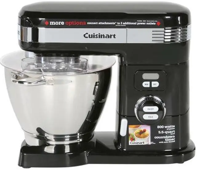 Alt view image 5 of 9 - Cuisinart 5.5 Quart Stand Mixer (Black) - Sm-55bk