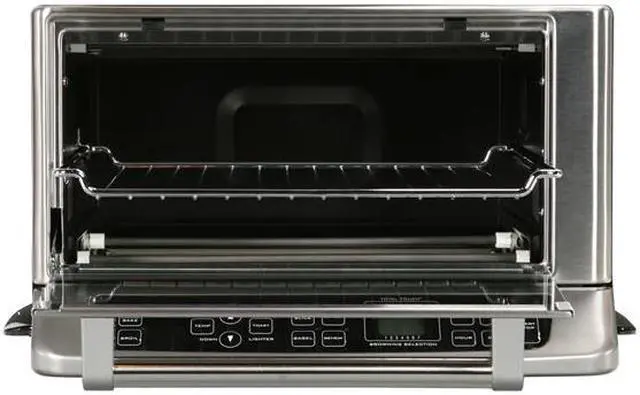 Alt view image 2 of 5 - Cuisinart TOB-155 Black Toaster Oven Black Stainless