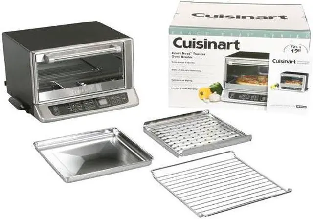 Alt view image 5 of 5 - Cuisinart TOB-155 Black Toaster Oven Black Stainless