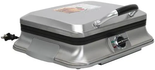 Alt view image 8 of 13 - Cuisinart WAF-6 Stainless Steel Traditional Waffle Iron