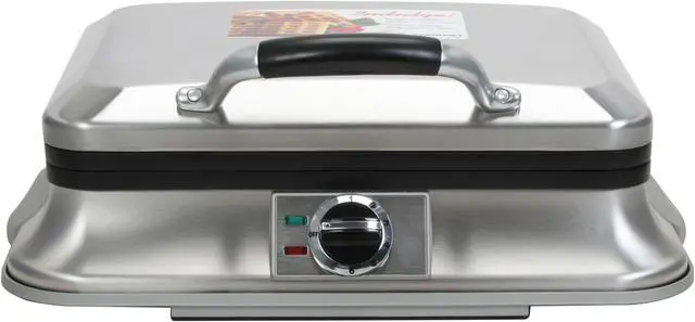 Alt view image 9 of 13 - Cuisinart WAF-6 Stainless Steel Traditional Waffle Iron