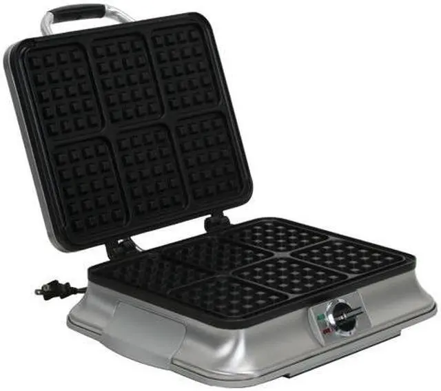 Alt view image 10 of 13 - Cuisinart WAF-6 Stainless Steel Traditional Waffle Iron