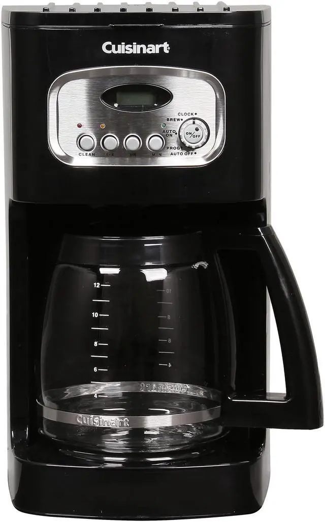 Alt view image 2 of 7 - Cuisinart DCC-1100BK 12-Cup Programmable Coffeemaker, Black