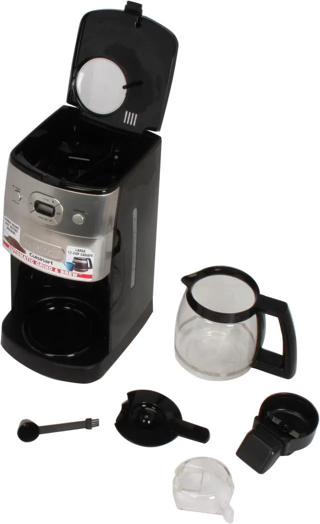 Alt view image 6 of 8 - Cuisinart DGB-625BC Chrome Grind & Brew 12-Cup Automatic Coffeemaker