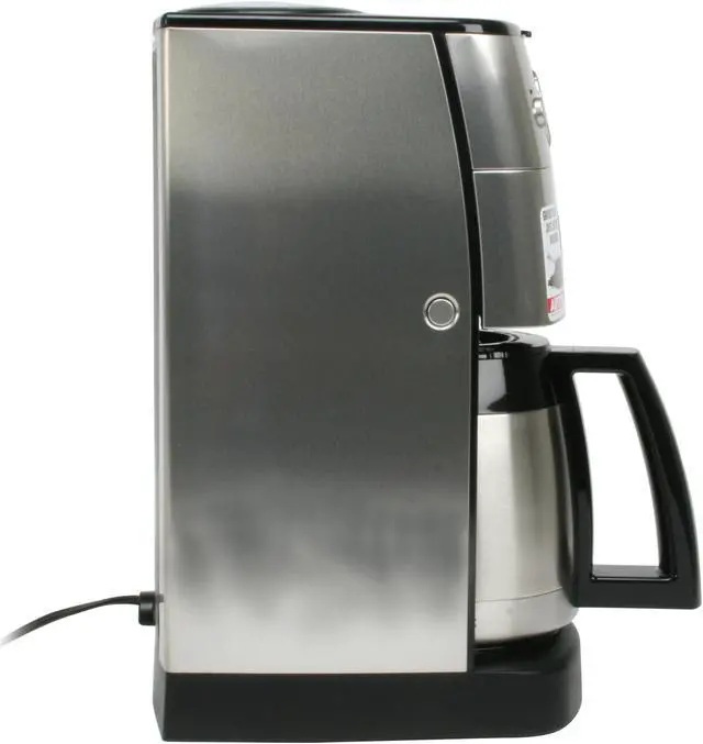 Alt view image 4 of 10 - Cuisinart DGB-650BC Chrome Grind-and-Brew Thermal 10-Cup Automatic Coffeemaker
